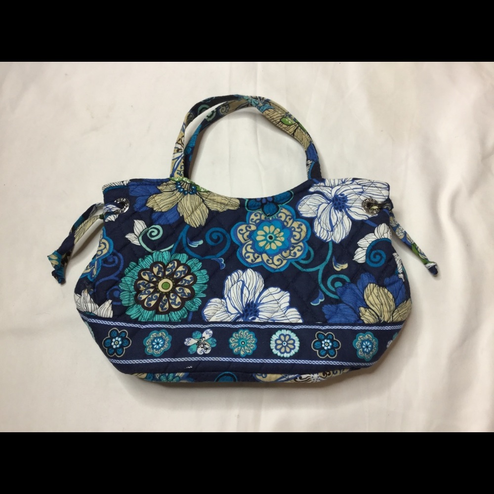 Vera Bradley Navy Blue Floral Handbag